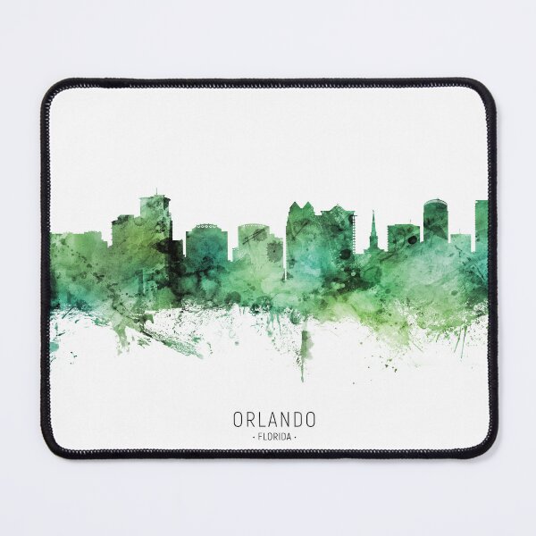Artikelvorschau, Orlando Florida Skyline entworfen und verkauft von ArtPrints.