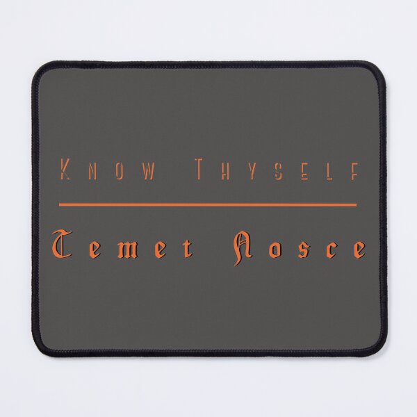 Item preview, Know Thyself -Temet Nosce Orange Design Be Yourself Mindfulness Self-Awareness designed and sold by LGbubble.