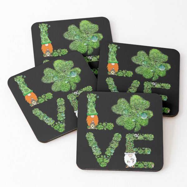 Item preview, Love Leprechauns Quatrefoil Clover Shamrock St Patricks Day designed and sold by r-silver.