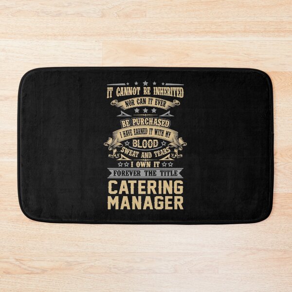 Item preview, Catering Manager T Shirt - Forever The Title Job Gift Item Tee designed and sold by celiagomez456.
