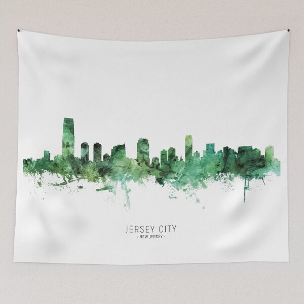 Item preview, Jersey City New Jersey Skyline designed and sold by ArtPrints.