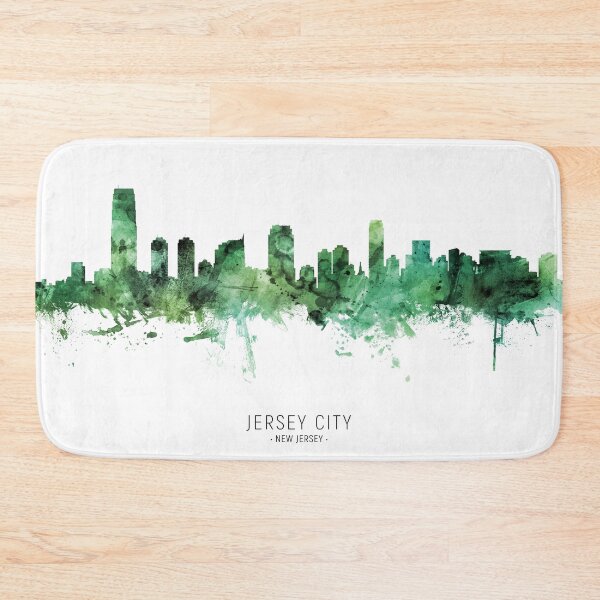 Artikelvorschau, Jersey City New Jersey Skyline entworfen und verkauft von ArtPrints.