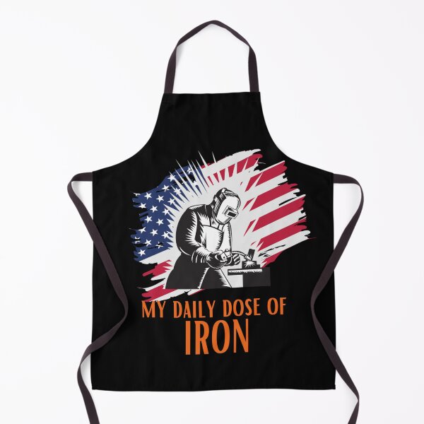 Item preview, My Daily Dose of Iron USA Flag Welder Iron Worker Fabrication Tig Car Fabricator designed and sold by CarantinedChaos.