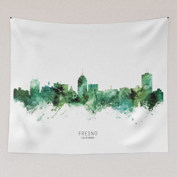 Item preview, Fresno California Skyline designed and sold by ArtPrints.