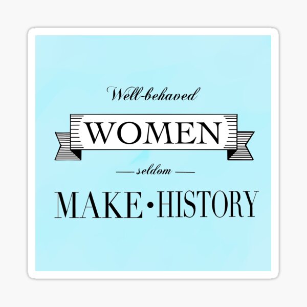 Women make History Sticker