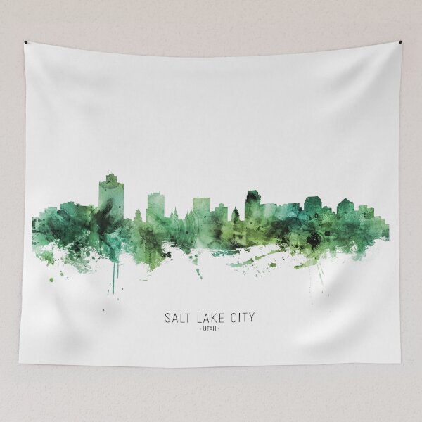 Item preview, Salt Lake City Utah Skyline designed and sold by ArtPrints.