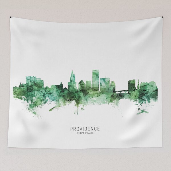 Item preview, Providence Rhode Island Skyline designed and sold by ArtPrints.