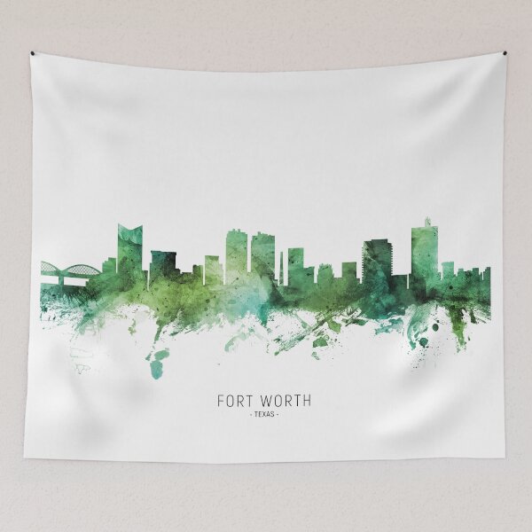 Item preview, Fort Worth Texas Skyline designed and sold by ArtPrints.