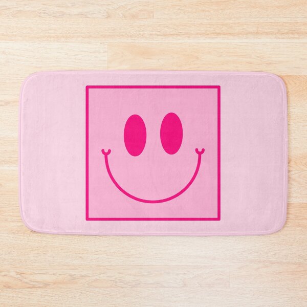 Item preview, Preppy Pink Square Smiley Face designed and sold by EpicCreation.