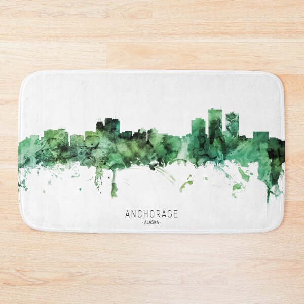 Item preview, Anchorage Alaska Skyline designed and sold by ArtPrints.