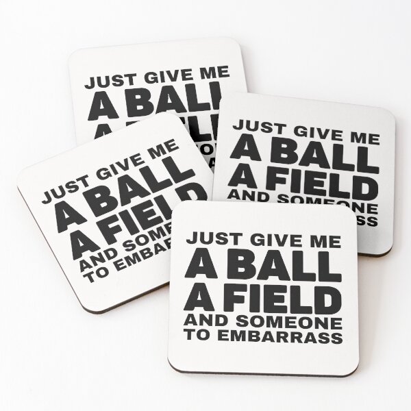 Item preview, Just Give Me A Ball A Field And Someone To Embarrass - Funny Soccer Quote designed and sold by Unidrobes.