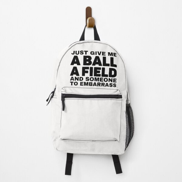 Item preview, Just Give Me A Ball A Field And Someone To Embarrass - Funny Soccer Quote designed and sold by Unidrobes.