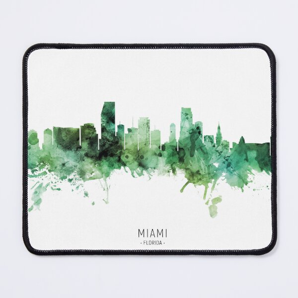 Item preview, Miami Florida Skyline designed and sold by ArtPrints.