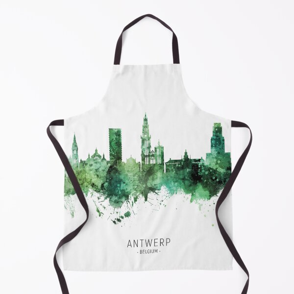 Item preview, Antwerp Belgium Skyline designed and sold by ArtPrints.