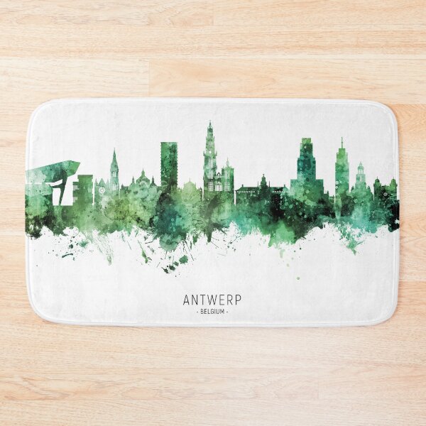 Item preview, Antwerp Belgium Skyline designed and sold by ArtPrints.