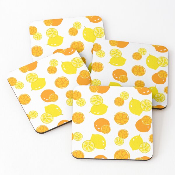 Item preview, Juicy lemons and oranges pattern designed and sold by stavina.