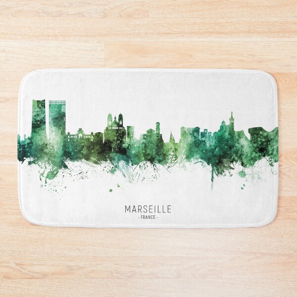 Item preview, Marseille France Skyline designed and sold by ArtPrints.