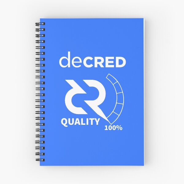 Aperçu de l'œuvre Qualité Decred - DCR Blue © v1 (Design horodaté par https://timestamp.decred.org/) créée et vendue par OfficialCryptos.