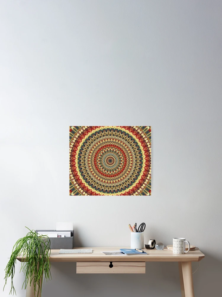 Thumbnail 2 of 3, Poster, Mandala 194 designed and sold by Mandala Of Life.