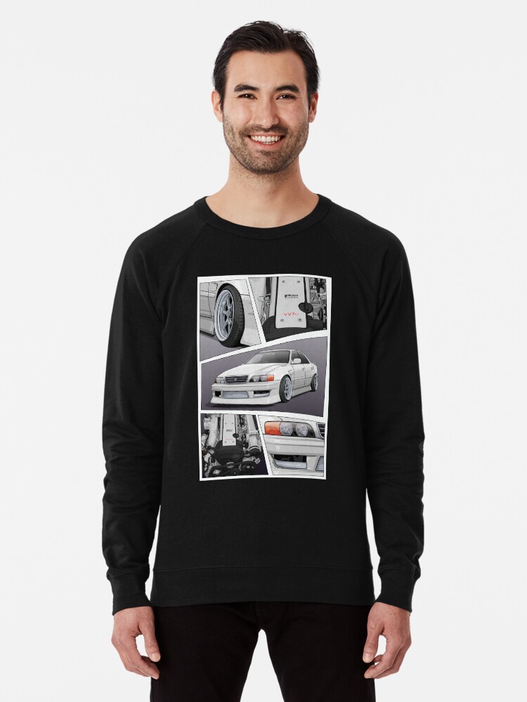 Chaser Jzx100 X 1Jz Engine Lightweight Sweatshirt