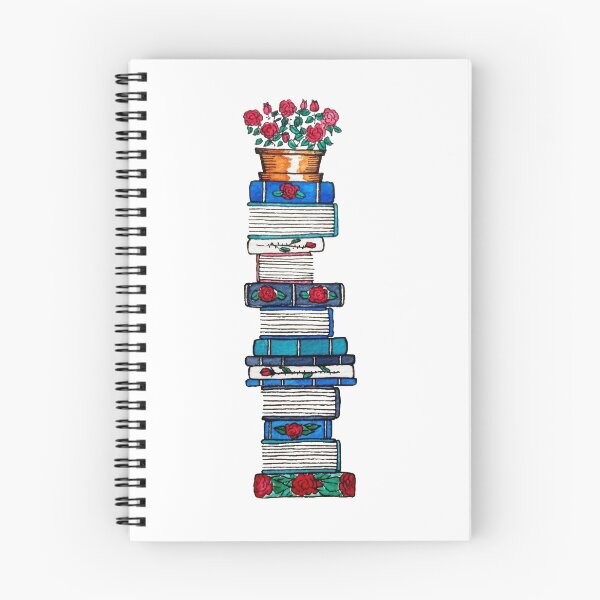 Item preview, Rosebush & Books designed and sold by Emma Mildred Cowell.