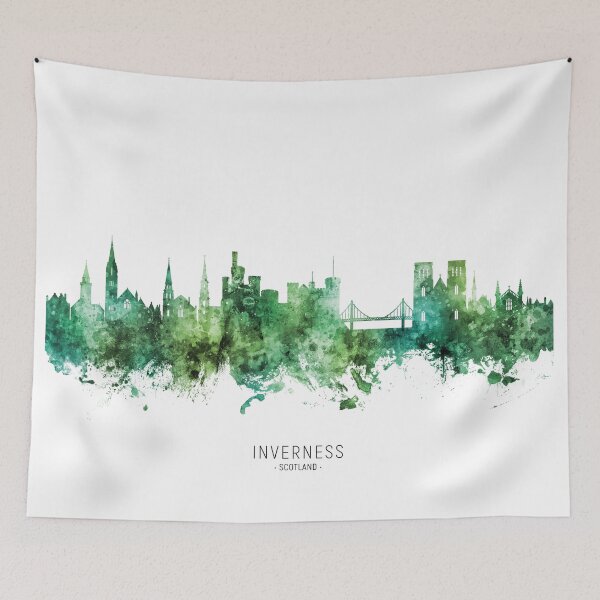 Item preview, Inverness Scotland Skyline designed and sold by ArtPrints.