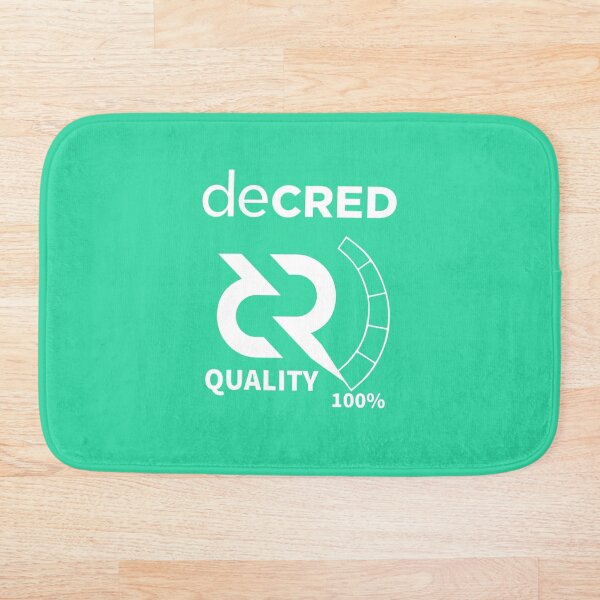 Artikelvorschau, Decred-Qualität - DCR Turquiose © v1 (Design mit Zeitstempel von https://timestamp.decred.org/) entworfen und verkauft von OfficialCryptos.