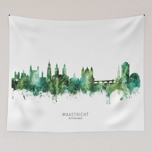 Item preview, Maastricht The Netherlands Skyline designed and sold by ArtPrints.