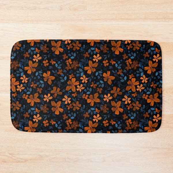 Item preview, Beige Black and Orange Abstract Flower Art designed and sold by alchemytree.