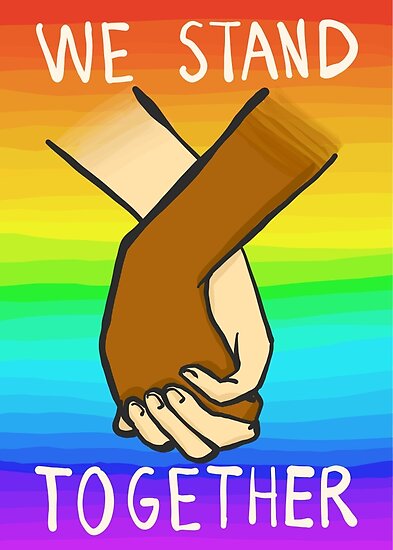 We Stand Together Posters By Dead Duck Redbubble