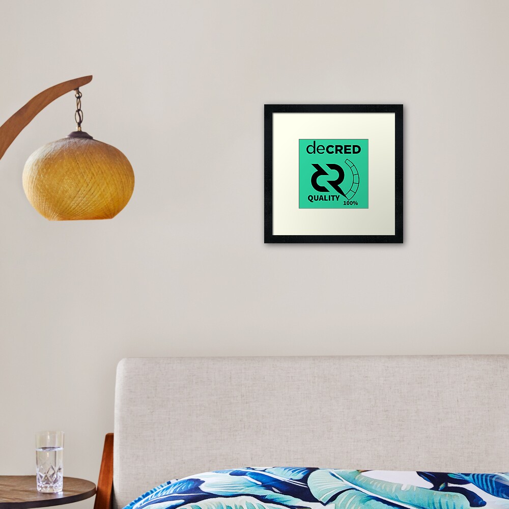 Item preview, Framed Art Print designed and sold by OfficialCryptos.