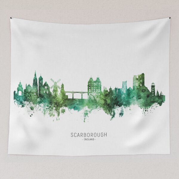 Item preview, Scarborough England Skyline designed and sold by ArtPrints.