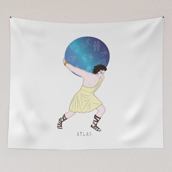 Item preview, Atlas - The Strongest Titan of All, Greek Mythology designed and sold by witchlingart.
