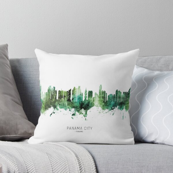 Aperçu de l'œuvre Panama City Skyline créée et vendue par ArtPrints.