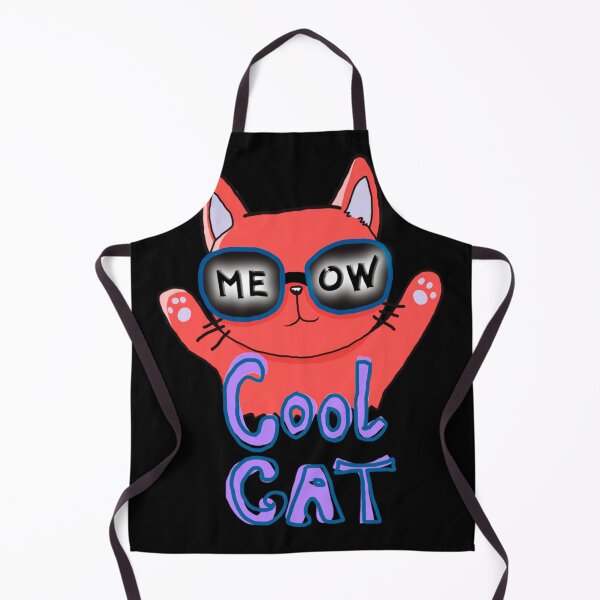 Item preview, Cartoon Cool Cat, Meow, Cute Cat, Red, designed and sold by Maculele.