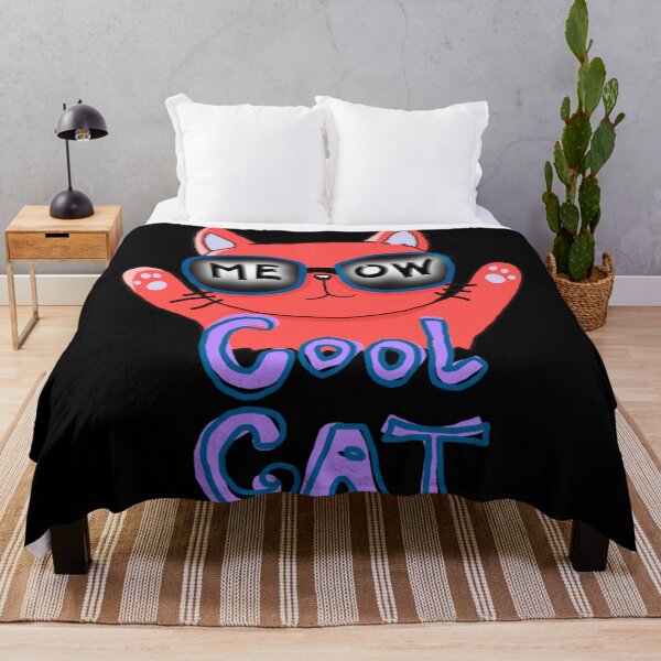 Item preview, Cartoon Cool Cat, Meow, Cute Cat, Red, designed and sold by Maculele.