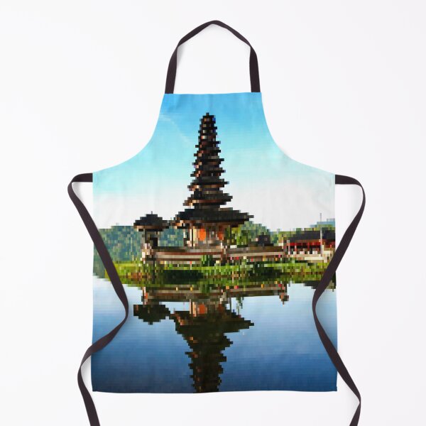 Item preview, Lake Bratan Temple - Bali - Pixel Art designed and sold by ramazis.