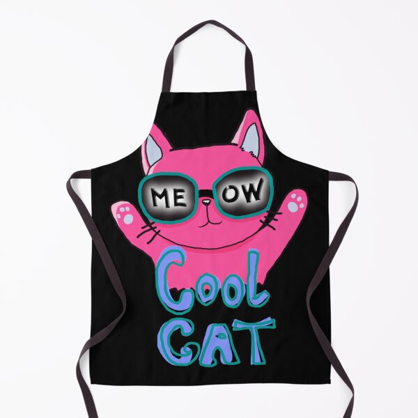 Item preview, Cartoon Cool Cat, Meow, Cute Cat, Pink, designed and sold by Maculele.