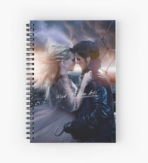 Once Upon A Time Captain Swan Spiral Notebook