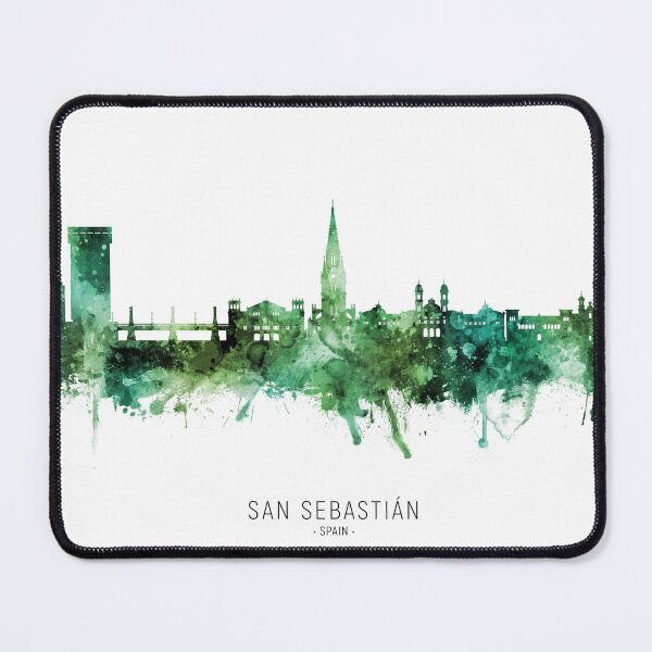 Item preview, San Sebastian Spain Skyline designed and sold by ArtPrints.