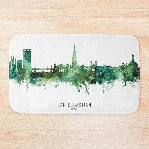 Item preview, San Sebastian Spain Skyline designed and sold by ArtPrints.
