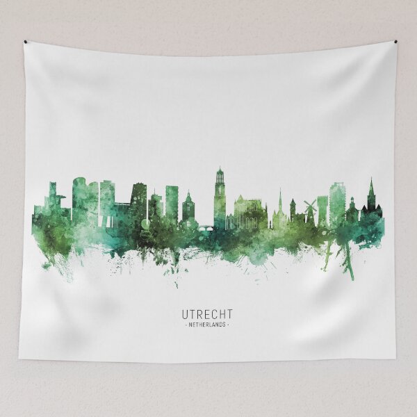 Item preview, Utrecht The Netherlands Skyline designed and sold by ArtPrints.
