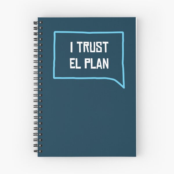 Item preview, I Trust El Plan - on blue designed and sold by F440.