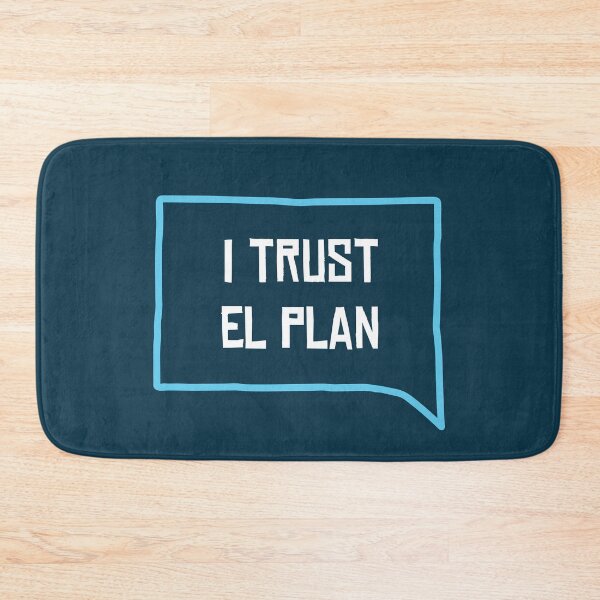 Item preview, I Trust El Plan - on blue designed and sold by F440.