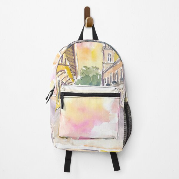 Item preview, Santo Domingo Watercolor Street Scene Calle el Conde designed and sold by artshop77.