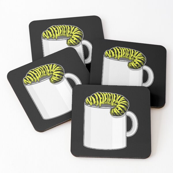 Item preview, Caterpillar with Mug designed and sold by Snabdesign84.