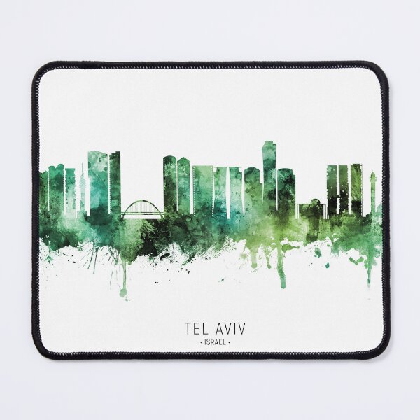 Item preview, Tel Aviv Israel Skyline designed and sold by ArtPrints.