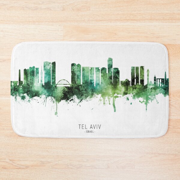 Item preview, Tel Aviv Israel Skyline designed and sold by ArtPrints.