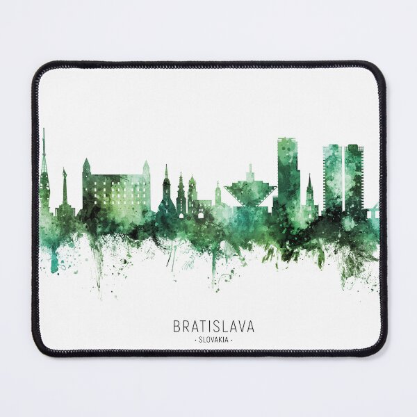 Item preview, Bratislava Slovakia Skyline designed and sold by ArtPrints.