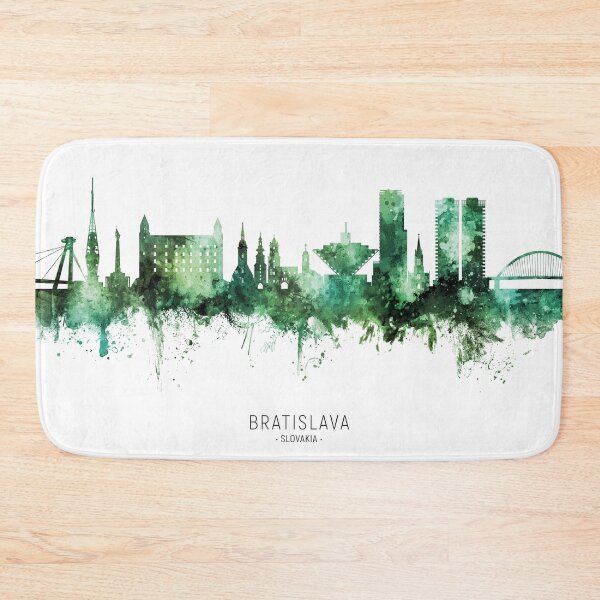 Item preview, Bratislava Slovakia Skyline designed and sold by ArtPrints.